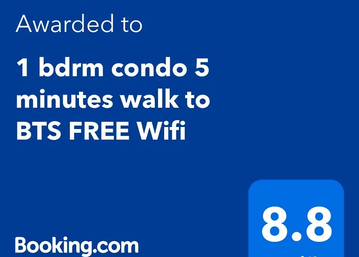 1br 5 Min To Bts 1000mbps Fiber Wi-fi Great Location Bangkok