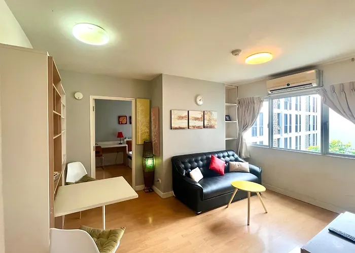 1br 5 Min To Bts 1000mbps Fiber Wi-fi Great Location * Bangkok